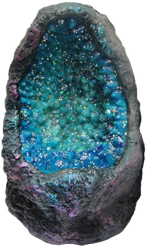 Fantasy Collection~ Sapphire Crystal Cavern Light 10cm Blue, Resin
