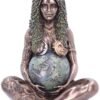 Mythology Collection~ Ethereal Mother Earth Gaia Art Statue Figurine, Polyresin, Bronze, 30cm
