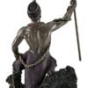 Magic  Collection~Olokun Owner of The Deep Sea Bronze Finish Statue