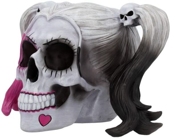 Dark Collection~B4040K8 Little Monster Skull Figurine 17cm White, Resin, 20.6cm