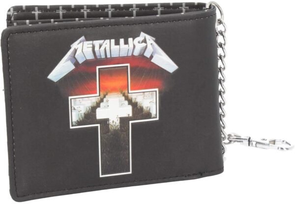Band Merchandise~ B4684N9 Metallica Master of Puppets Wallet Black, PU, 11cm