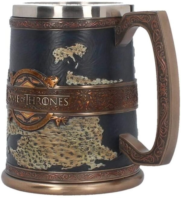 Magicun N.Giftware~The Seven Kingdoms Tankard Game of Thrones Mug 23cm Blue