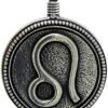 Soloman Pentant~Pewter Leo"The Lion" Zodiac Sign Astrology Pendant
