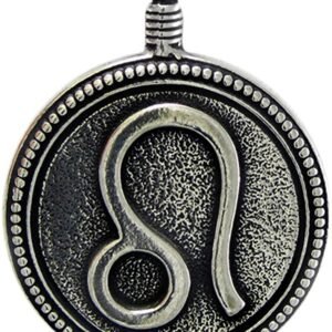 Soloman Pentant~Pewter Leo"The Lion" Zodiac Sign Astrology Pendant