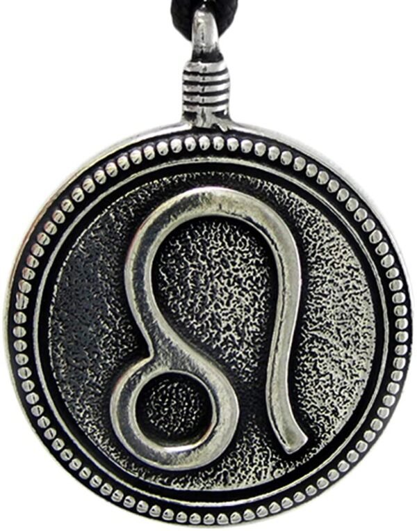 Soloman Pentant~Pewter Leo"The Lion" Zodiac Sign Astrology Pendant