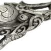 Magicun Altar~Pewter Celtic Knot Raven Belt Buckle