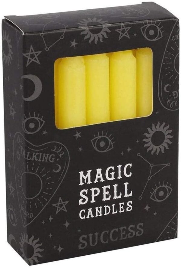 Spirit of Equinox Magic Spell Candles-Confidence-Pack of 12, Orange, 10.3 x 7.3 x 2.5 cms