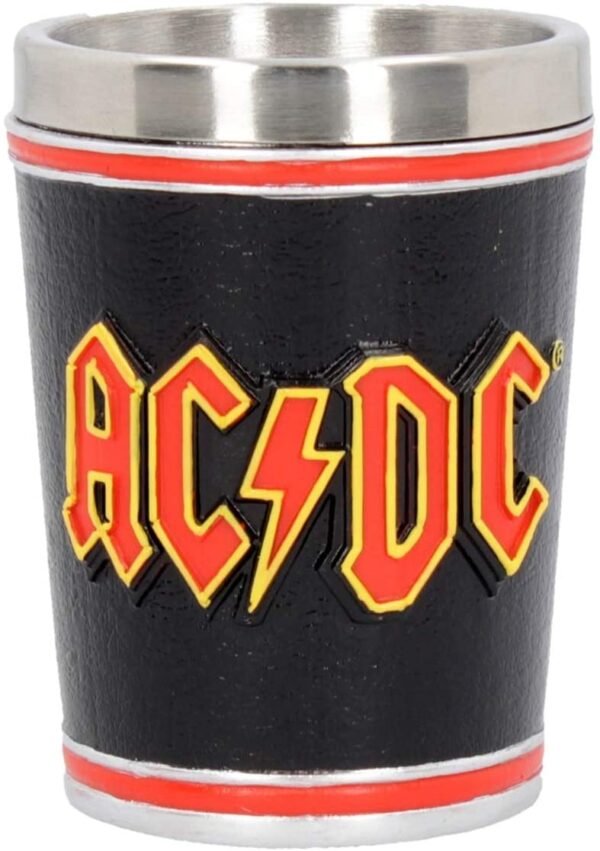 Band Merchandise~ ACDC Shot Glass 12cm Black