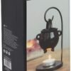 Spirit of Equinox Hanging Cauldron Pagan Oil Burner Witches Witchcraft Home Decor Black Wax Warmer Aroma Diffuser Candle Tea Light