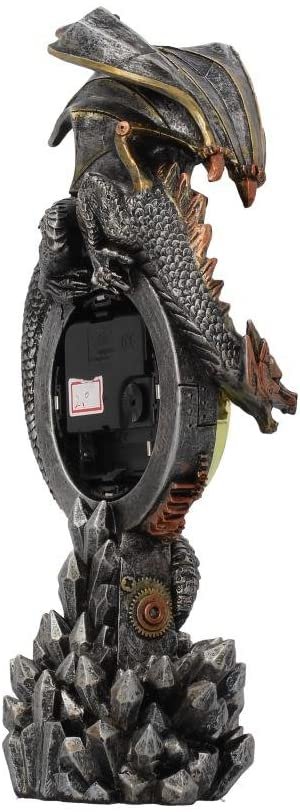 Magicun N.Giftware~Clockwork Reign Clock 32 cm Grey, Size 32cm