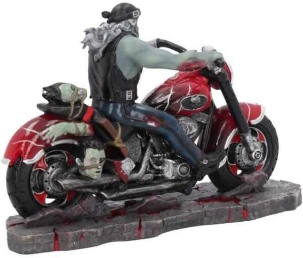 Artist Collections~ James Ryman Zombie Biker Figurine, Black, 8-Inch