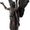 Magic  Collection~Bronzed Angel Metatron Statue with Colored Accents