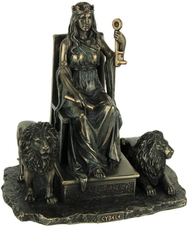 Magic  Collection~Cybele Ancient Greek Mother Goddess Bronze Finished Statue