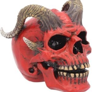 Magicun N.Giftware~Tenacious Demon Skull Figurine 13.3 Centimeter