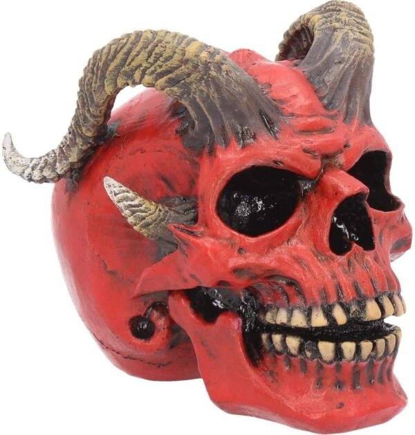 Magicun N.Giftware~Tenacious Demon Skull Figurine 13.3 Centimeter