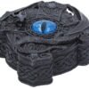 Fantasy Collection~ Ice Dragon Cross Box 16.5cm, Black