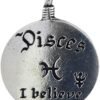Soloman Pentant~Pewter Pisces"The Fishes" Zodiac Sign Astrology Pendant