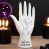 Home Decor~something different White Palmistry Hand Ornament