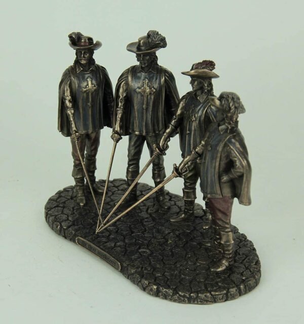 Magic  Collection~The Musketeers All for One Bronze Finished Statue
