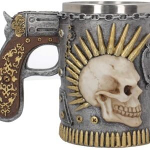Dark Collection~Russian Roulette Tankard Mug 17cm Silver