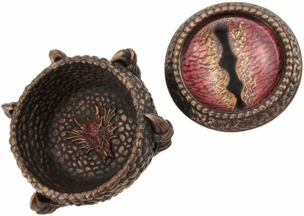 Magic  Collection~Bronze Finish Dragon Eye Trinket/Stash Box