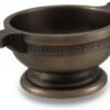 Magic  Collection~Celtic Knotwork Pattern Bronze Finished Two Handled Quaich Cup