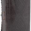 Wiccan Collection~Celtic Cross Leather Journal With Lock 28cm Brown