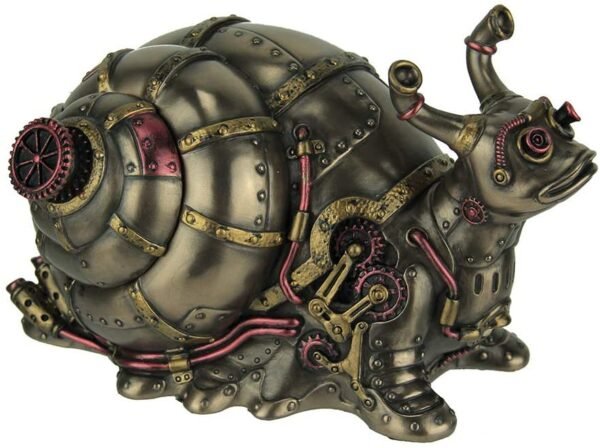 Magic  Collection~Highly Detailed Steampunk Land Snail Trinket Box