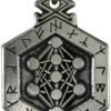 Soloman Pentant~Pewter Armanen Runes Pendant: Yggdrasil The Tree of Life
