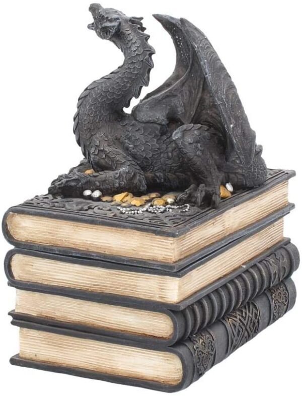 Magicun N.Giftware~Secrets Of The Dragon Box 19cm Black