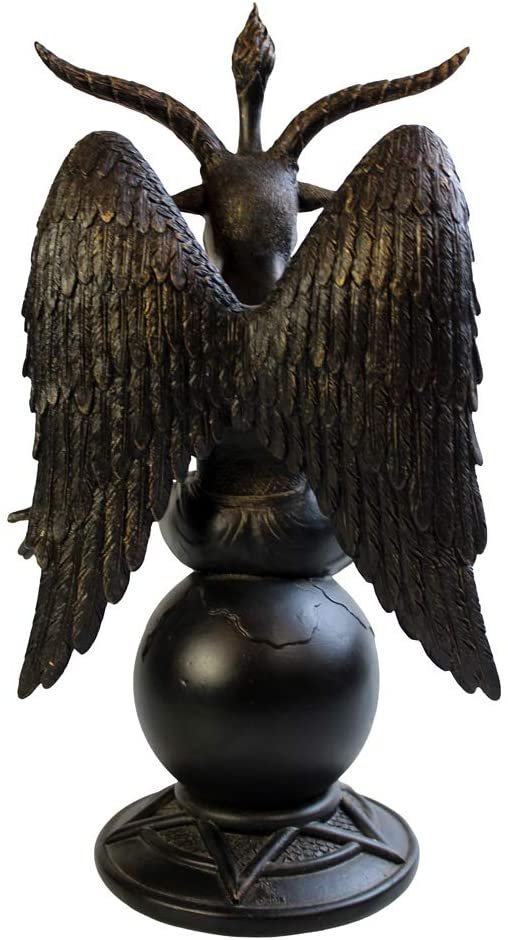 Magicun N.Giftware~Baphomet Antiquity 25cm Figurine, us:one Size, Bronze