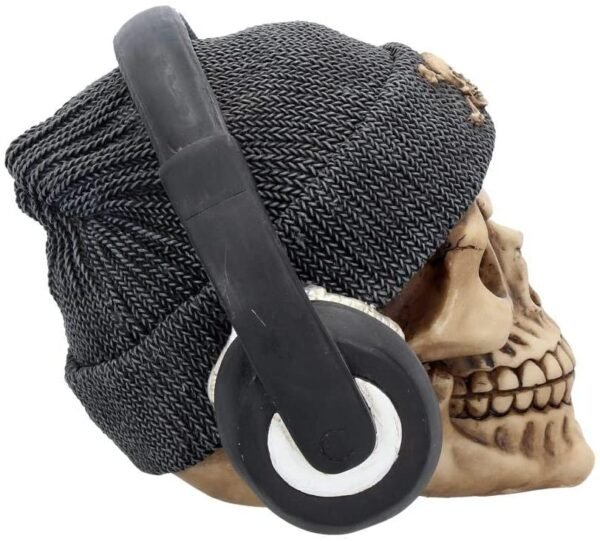 Dark Collection~Dead Beat Skull Figurine 16.3cm Ivory