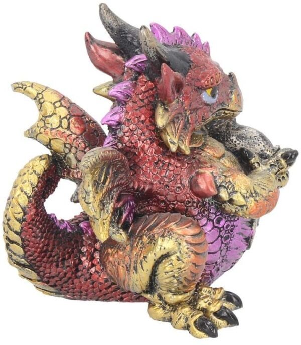 Fantasy Collection~ Ruby Dragonling Figurine 16cm Red