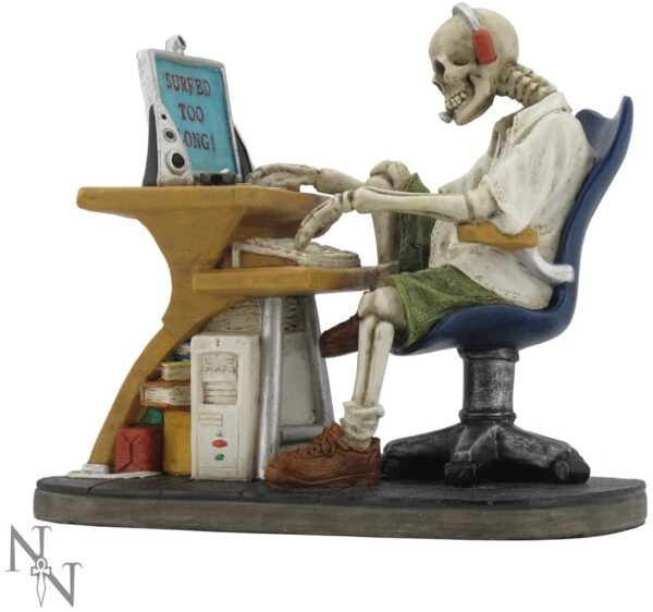 Magicun N.Giftware~Surfed Too Long Figurine 18cm Ivory