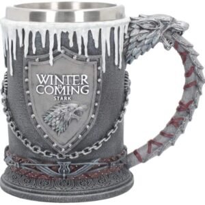 Magicun N.Giftware~House Stark Tankard Game of Thrones Mug 20cm Black, us:one Size