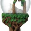 Artist Collections~ Pure Heart Anne Stokes Snowglobe 21cm Green, Resin, 18cm