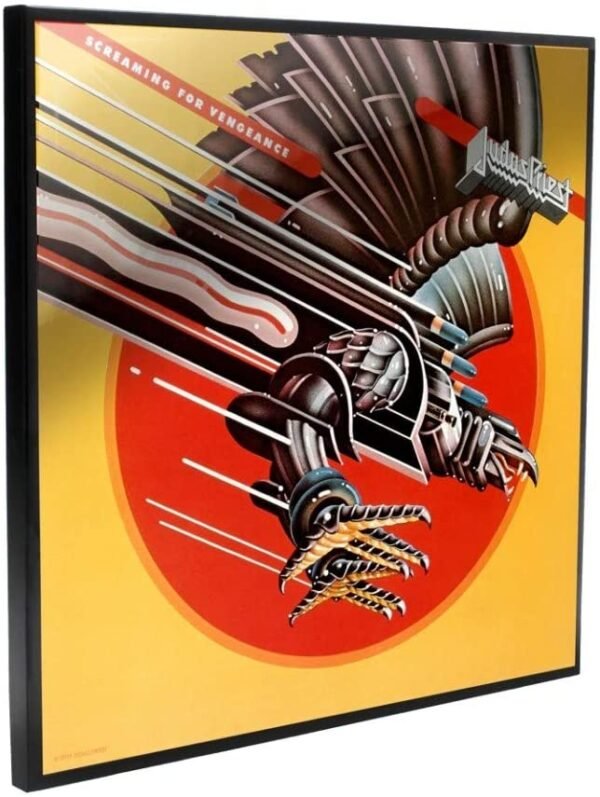 Magicun N.Giftware~Judas Priest Screaming for Vengeance Crystal Clear Picture, us:one Size, Black