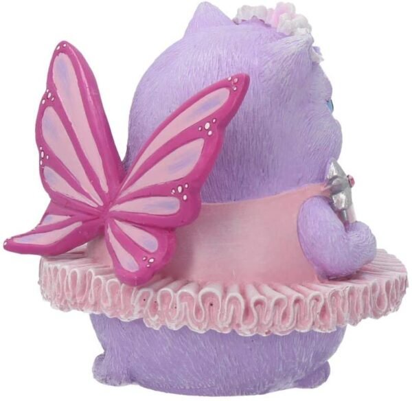 Magicun N.Giftware~Feline Fairy Magic Figurine 16cm Purple, Resin, One Size