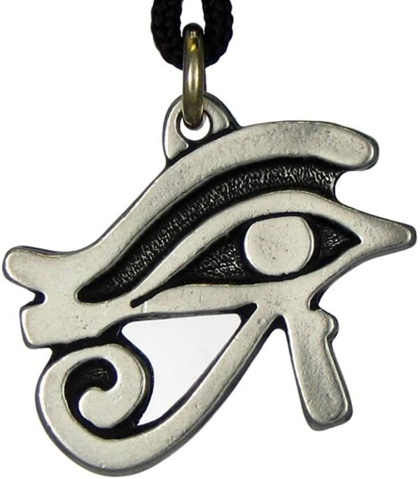 Soloman Pentant~Pewter Egyptian Eye of Horus Pendant Necklace