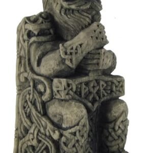 61uFsKsR3hL._AC_SL1000 Magicun Altar~Dryad Design Norse God Thor Statue Stone Finish