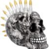 Dark Collection~D4547N9 Soul Bullet Skull 18.5cm Figurine, Black, One Size