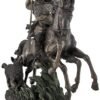 Magic  Collection~Bronzed Norse God Odin Riding Sleipner Statue