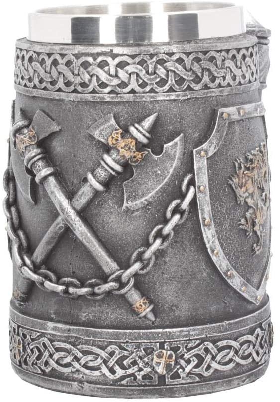 Mythology Collection~ Victory of Battle Tankard Mug 20cm Silver