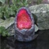 Fantasy Collection~ Ruby Crystal Cavern Light 11cm Red, Resin, One Size