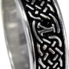 Soloman Pentant~Sterling Silver Celtic Knot Norse Rune Love Ring (Size 4-13)