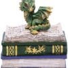 Fantasy Collection~ Blue Dragonling Diaries Dragon Book Box, Polyresin, One Size