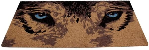 Animal Collection~ Wolf Doormat 45 x 75cm Beige