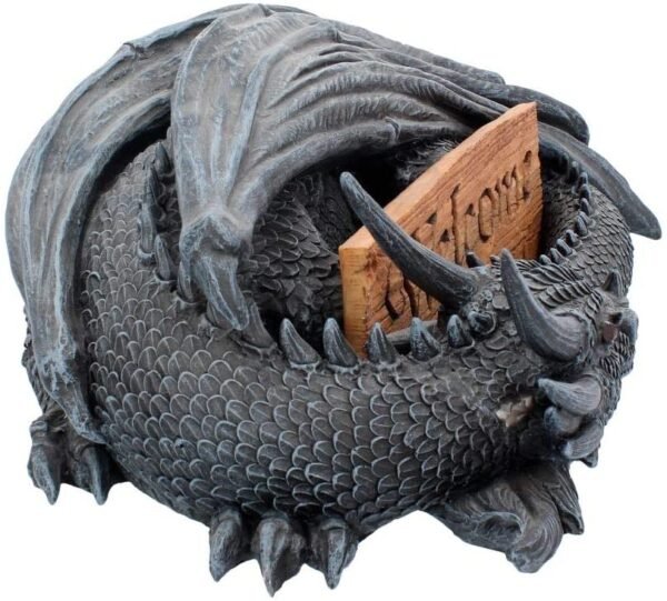 Nemesis Now Dragon's Welcome Figurine 32cm Black