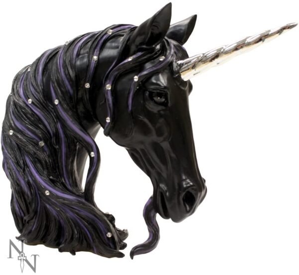 Magicun N.Giftware~Jewelled Midnight Large 31cm Figurine, Resin, Black