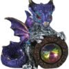 Nemesis Now Dragon's Reward Set of 4 5.5cm Figurines, Resin, Multi-Coloured, One Size